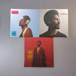 Lot of 3 Jon Batiste Records (New): World Music Radio Yellow, We Are, Hollywood